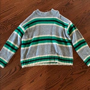 Urban outfitters striped boyfriend sweater